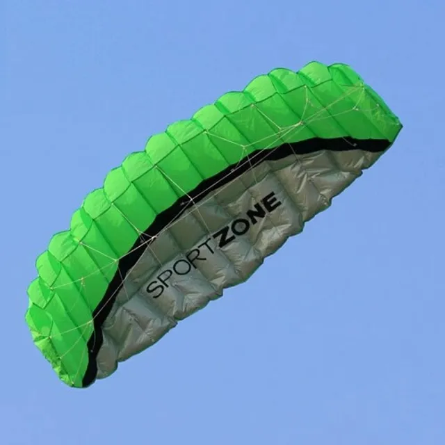 Large flying kite in the shape of a parachute - 4 colours