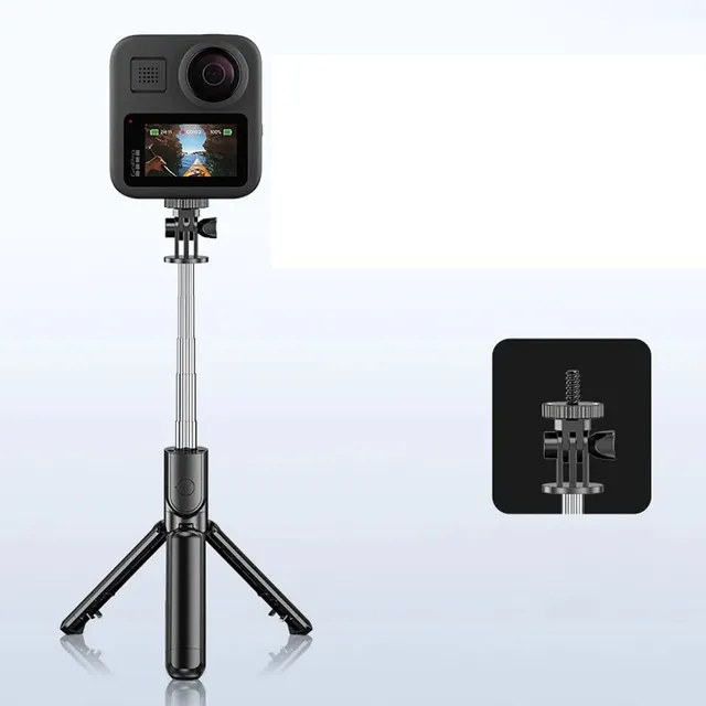 Selfie stick s tripodom a bezdruto-free Bluetooth ovládanie napájania