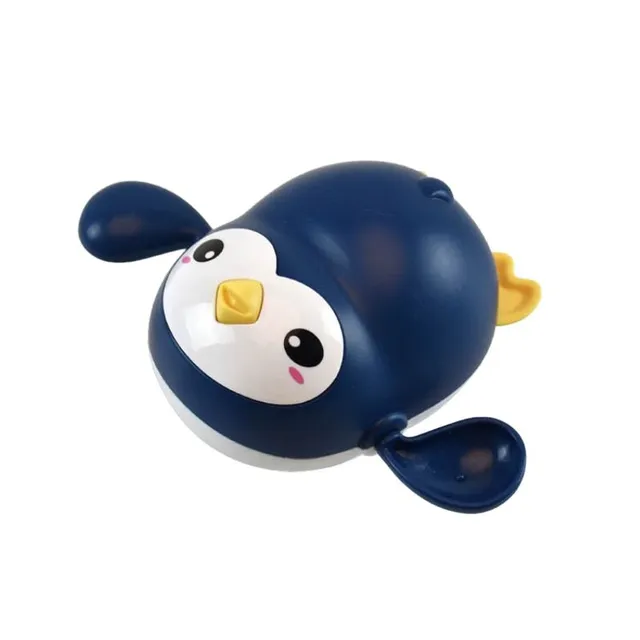 Swimming penguin for bath or swimming pool