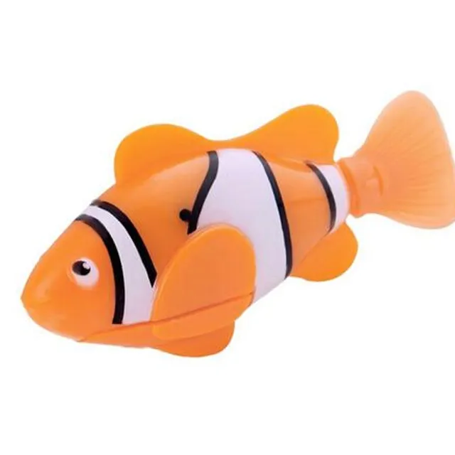 Battery operated Robofish cat toy