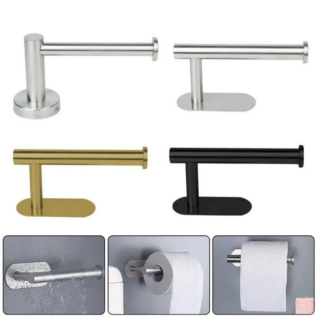 Stainless steel toilet paper holder - more variants