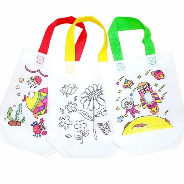 Sac à colorier pour enfants - 10 pièces