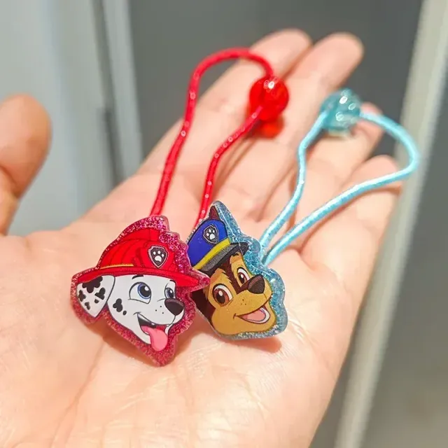 Accesorii pentru păr fetițe decorate cu personaje din desenele animate Tlapková Patrola în filmul de lungmetraj - PAW Patrol