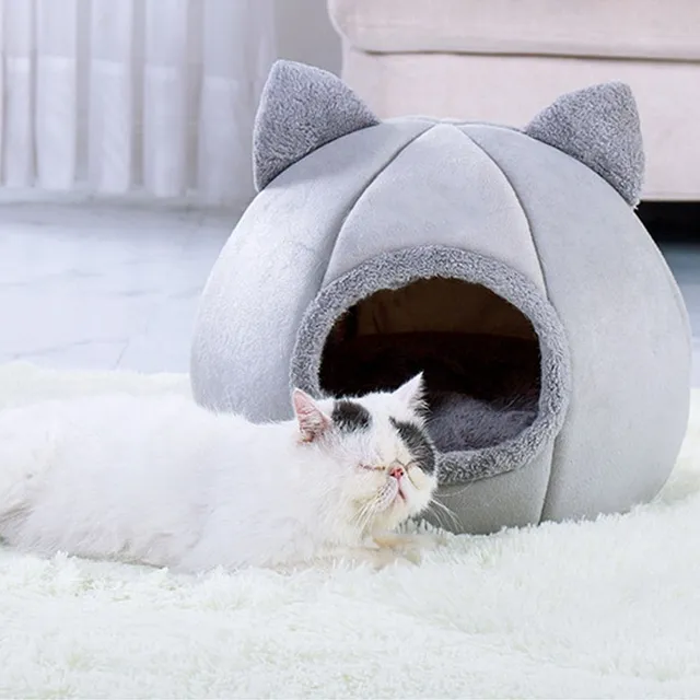 Krásný teploučký pelíšek pro kočky Kattie