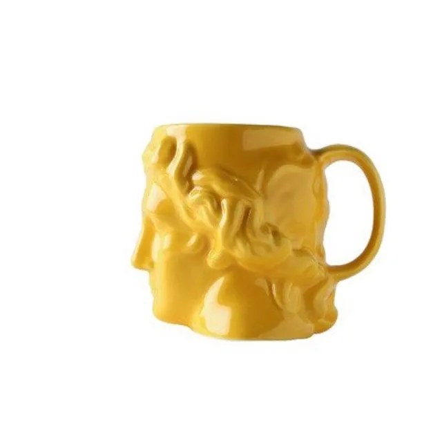 Ceramic mug statue