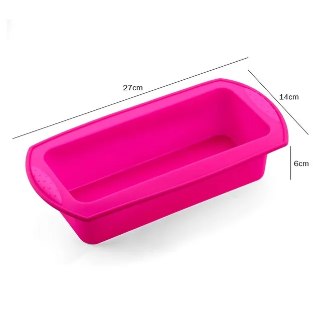 Silicone form for cake in multiple color variants