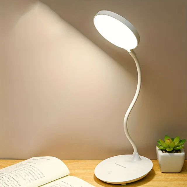 Stolní lampa s ochranou očí, 3 barevnými režimy, USB nabíjením