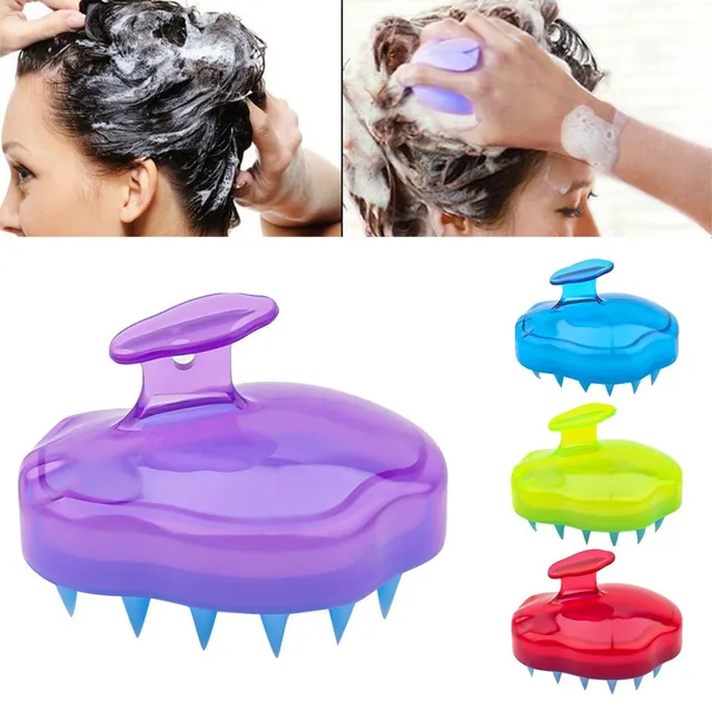 Brosse de massage pour le lavage des cheveux