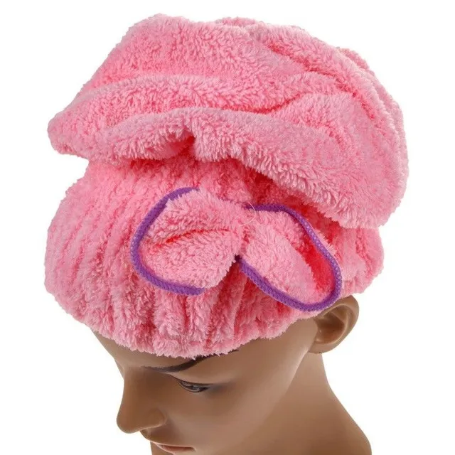 Turban on wet hair J2978