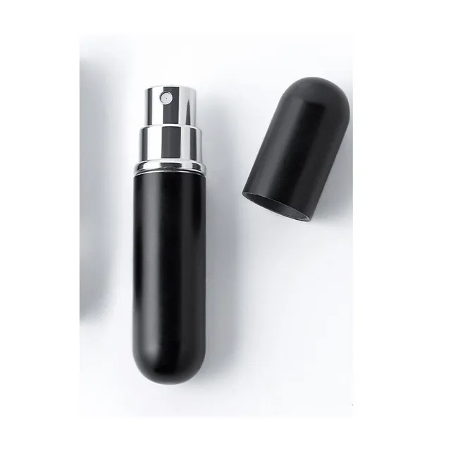 Practical mini bottle for pumping your favourite perfume in matt Arwel finish