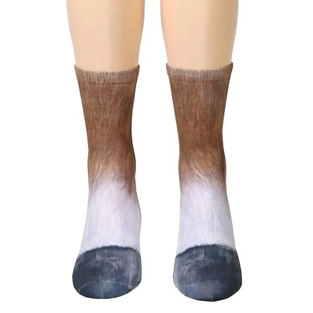 Zvířecí 3D ponožky