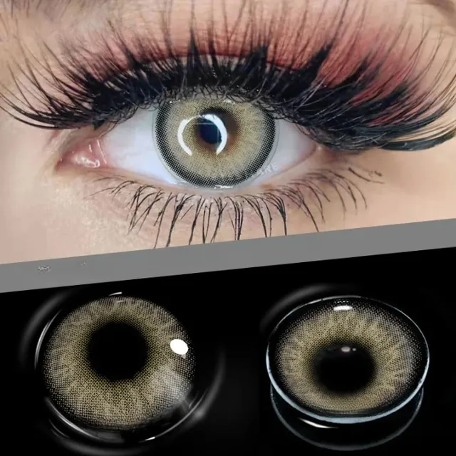 Luxusní kontaktní čočky bez dioptrie - realistické barvy, několik variant