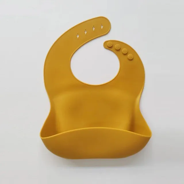 Col en silicone pour enfant - Bavoir imperméable pour bébés et tout-petits