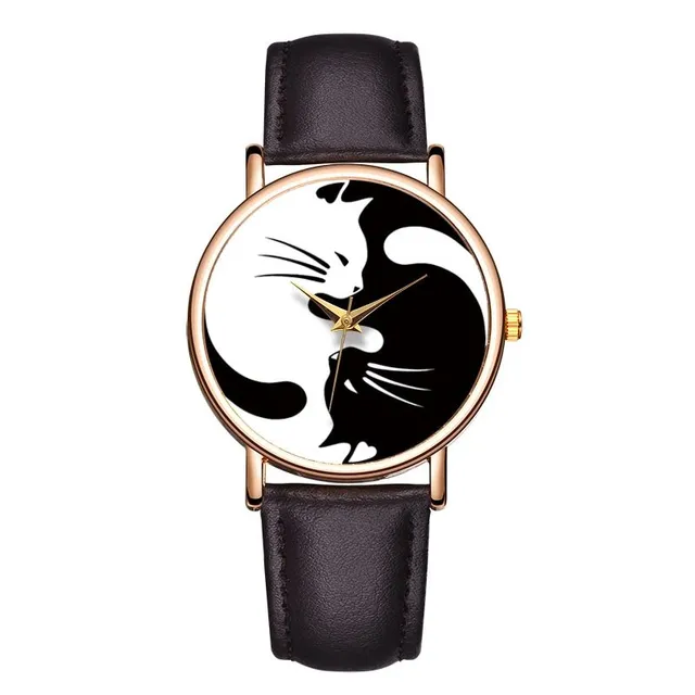 Štýlové hodinky s motívom zvierat Cassie