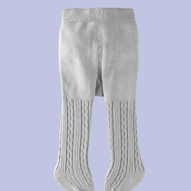 Kids cute knitted pantyhose