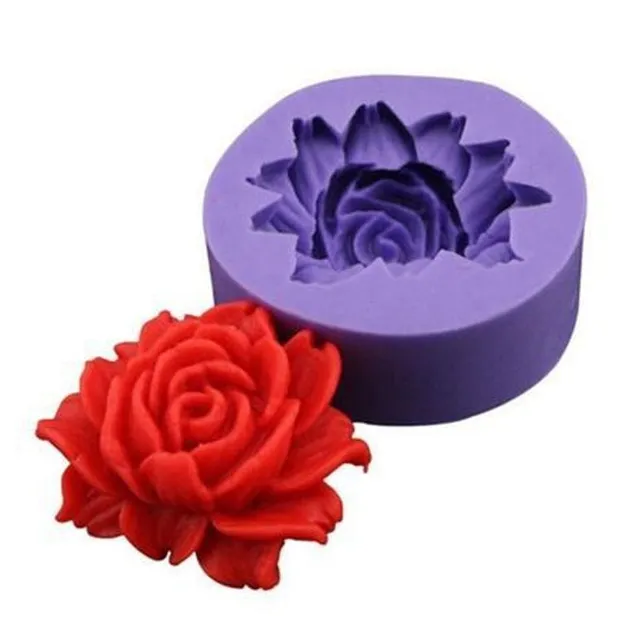 Silicone mould of rose