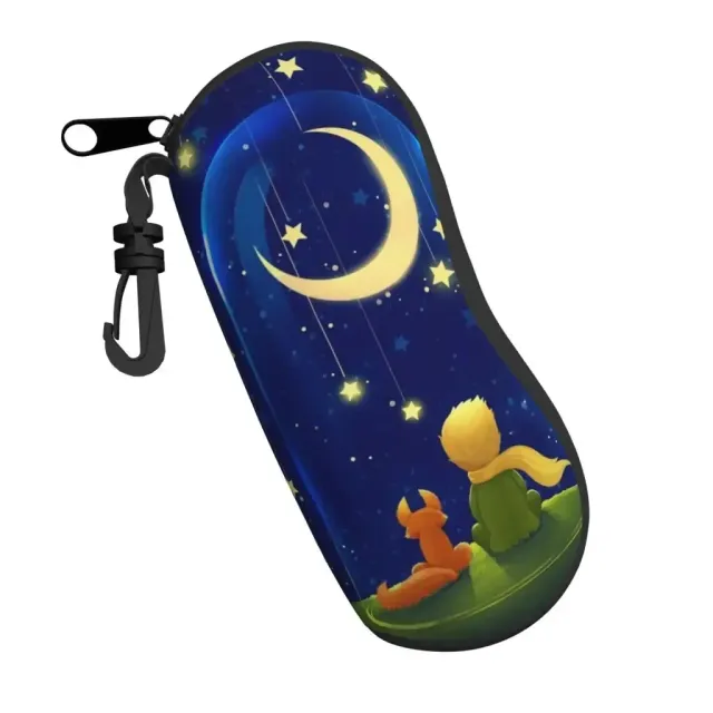 Drawn case for glasses with the theme of Little Prince