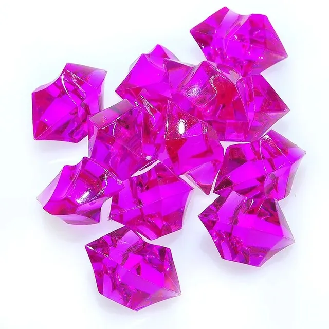 Acrylic crystal gemstones for the decoration of aquariums and vases