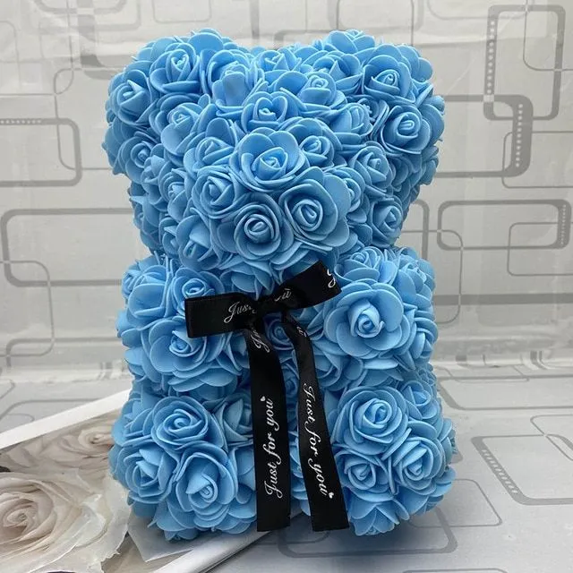Medvídek z růží - romantický dárek
