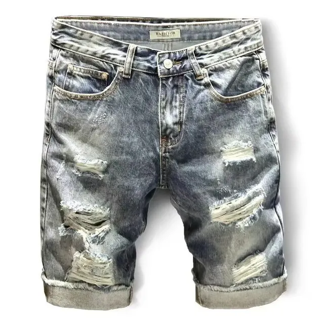 Summer Men's Denim Shorts