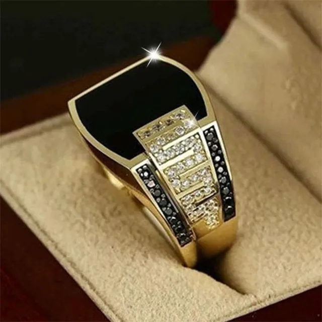 Men's Luxury Larger Ring With Pebbles