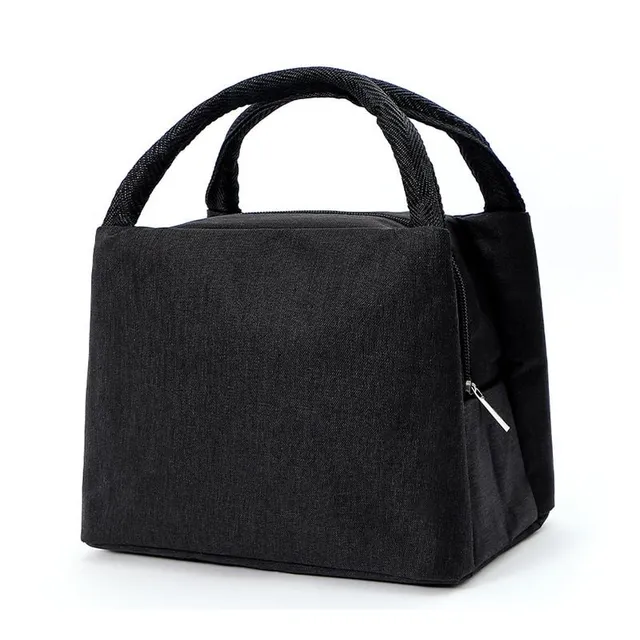 Practical modern single color smaller cooling cloth bag for lunch