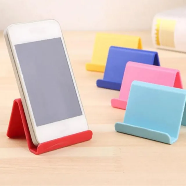 Handy plastic stand for mobile phone convenient when watching recipes Barbara