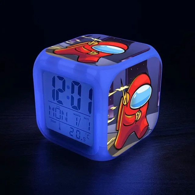 Lighting alarm for children with gaming motifs among-us-10