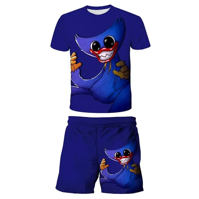 Boys summer set with the popular character Huggy Wuggy