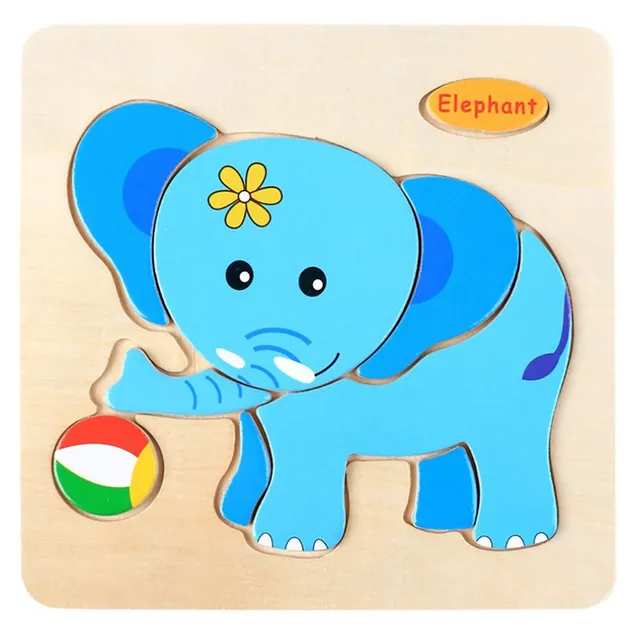 Wooden puzzle for children - Animals