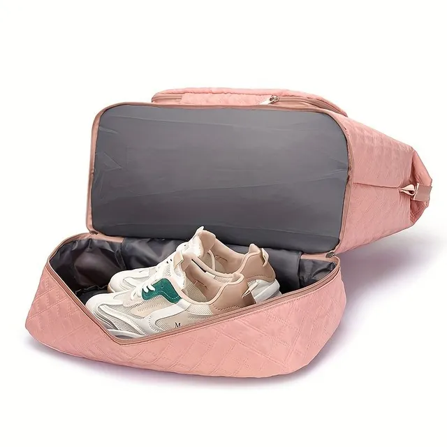 Large travel bag with Argyle pattern, light and stylish - Ideal for traveling, fitness and everyday use