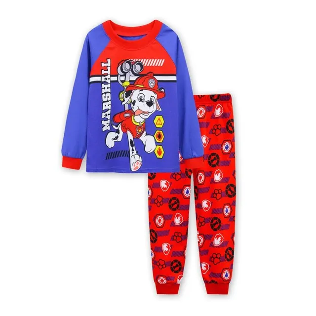 Pijama stilată pentru copii cu imprimeu Patrula cățelușilor Kenny