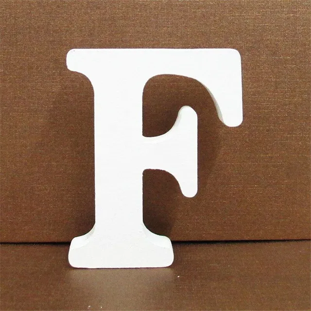 Decorative wooden letter