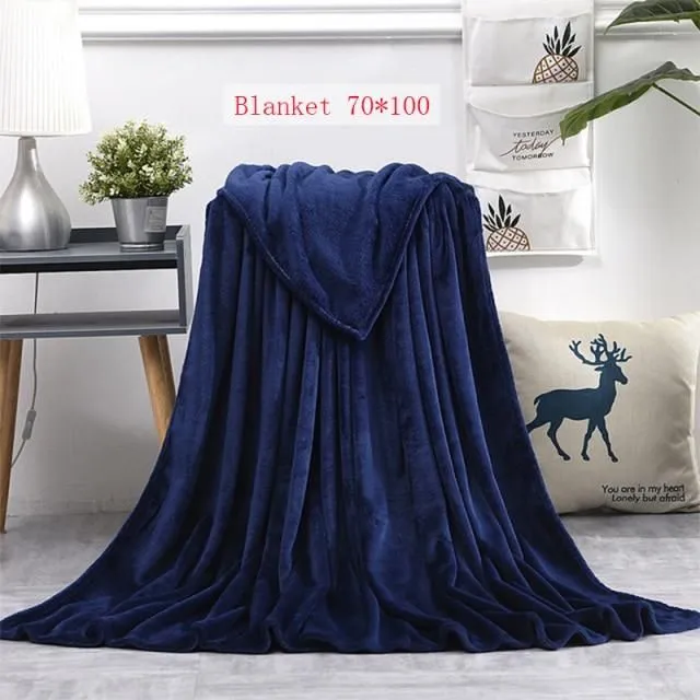 Warm blanket with sleeves blanket one-size-for-all