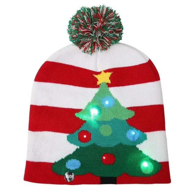 Șapcă de Crăciun luminoasă