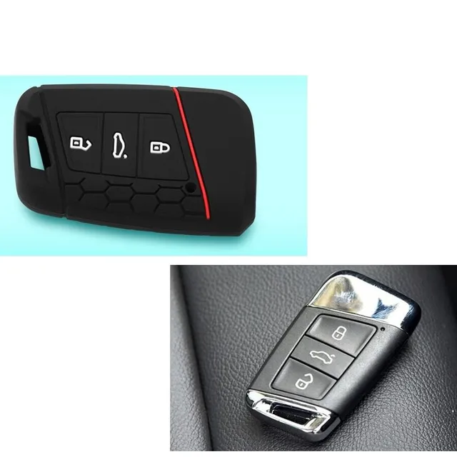 Silicone key case for VW and Skoda