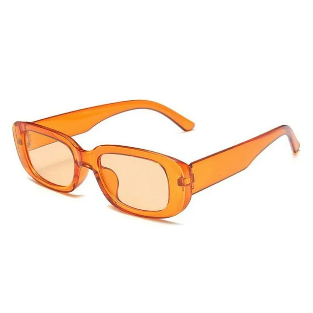 Klasszikus téglalap alakú női napszemüveg - különböző színekben