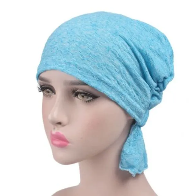Dámská čepice ve stylu turbanu