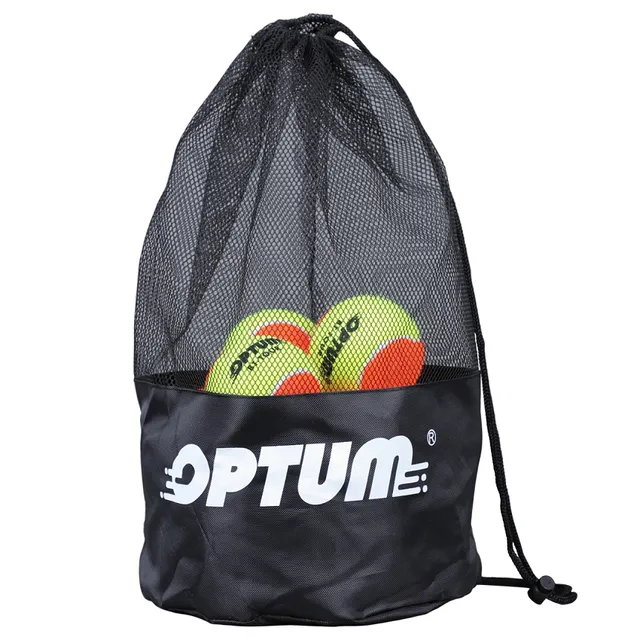 Tennis balls with net Beach tennis balls 12 pcs Networked bag over shoulder for balls