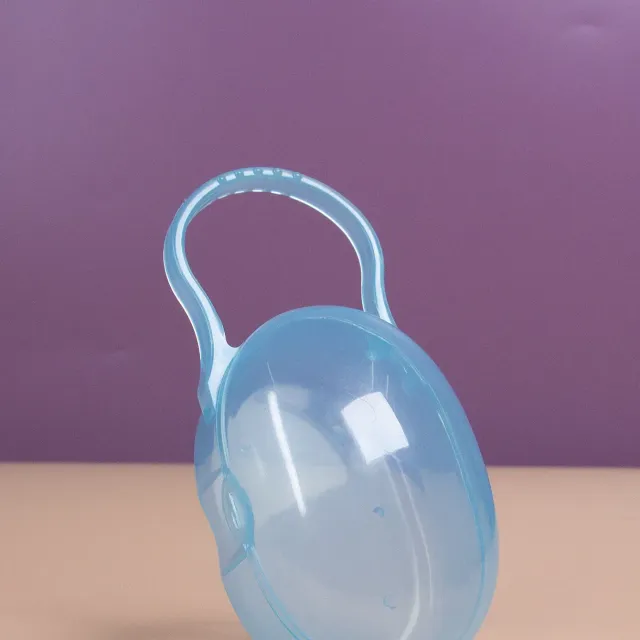 Portable pacifier case for newborns with no BPA content in three colours