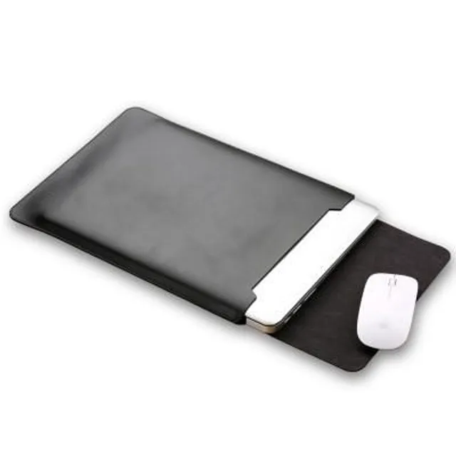 Műbőr tok Macbook Air készülékhez black new-pro-13-touch-bar