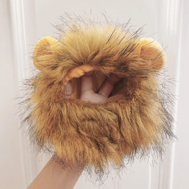 Uroczy kostium z lwią grzywą dla kotów - kilka rozmiarów