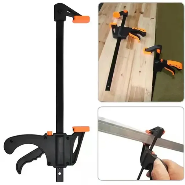 10.16cm Mechanické Stolné svietidlo F-svorka Rýchle pretekanie Tight Woodwork Tool DIY Ručné náradie