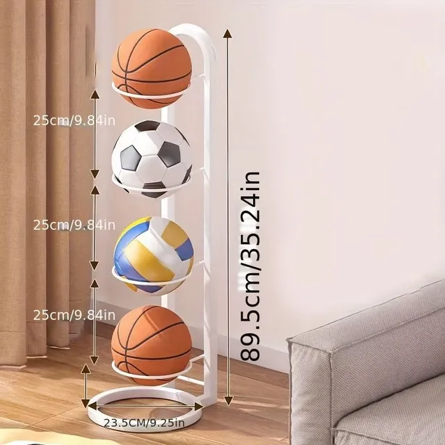Steel Ball Stand - Pre basketbal, futbal a volejbal - Dizajn a praktické