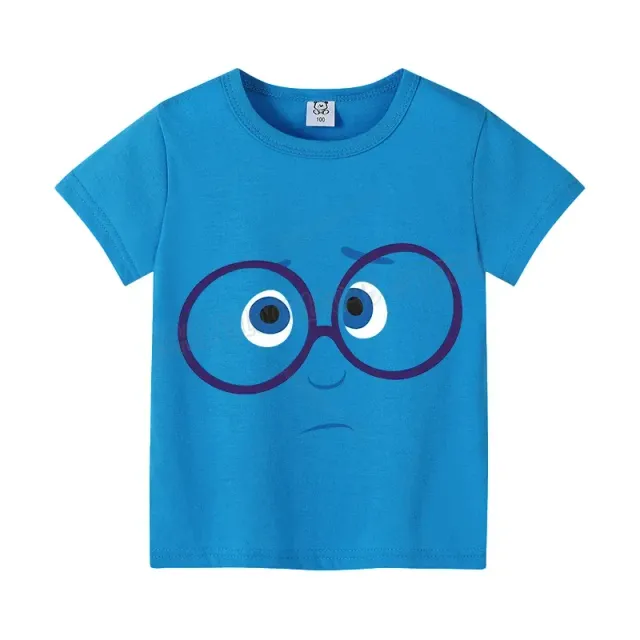 Baby Breathable T-shirt with short sleeve with potis favorite characters from a fairy tale In the head 2 - Inside Out 2