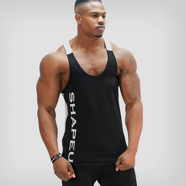 Men's T-shirt for exercise with SHAPE U in different variants