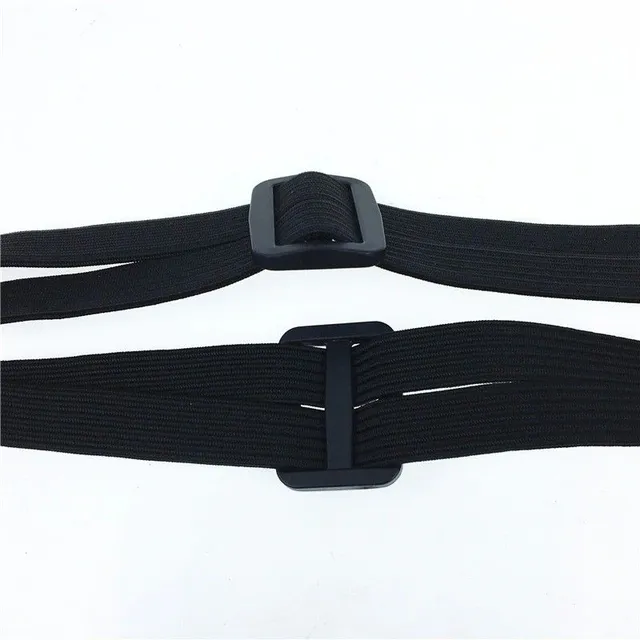 Rubber strap for helmet attachment