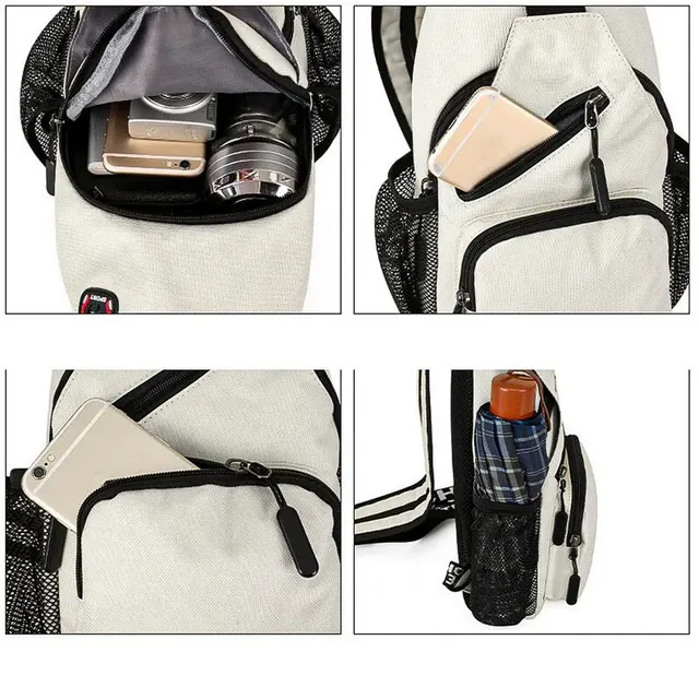 One-armed traveling men's backpack for business and sports use