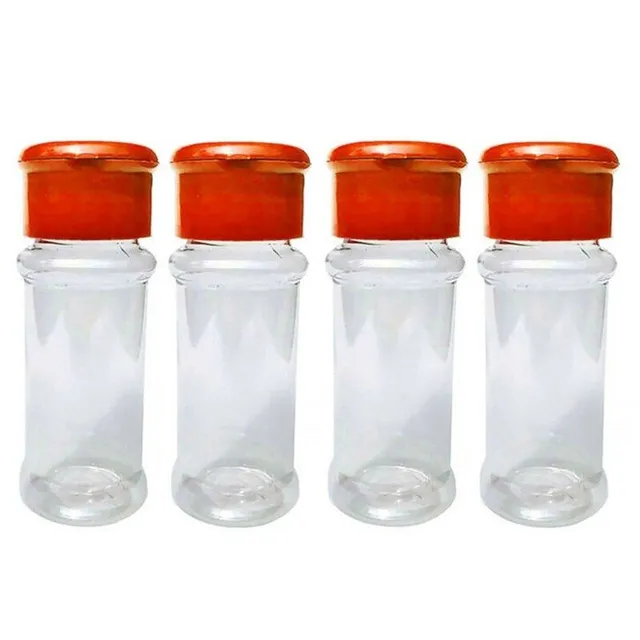 Set de 4 recipiente din plastic pentru piper