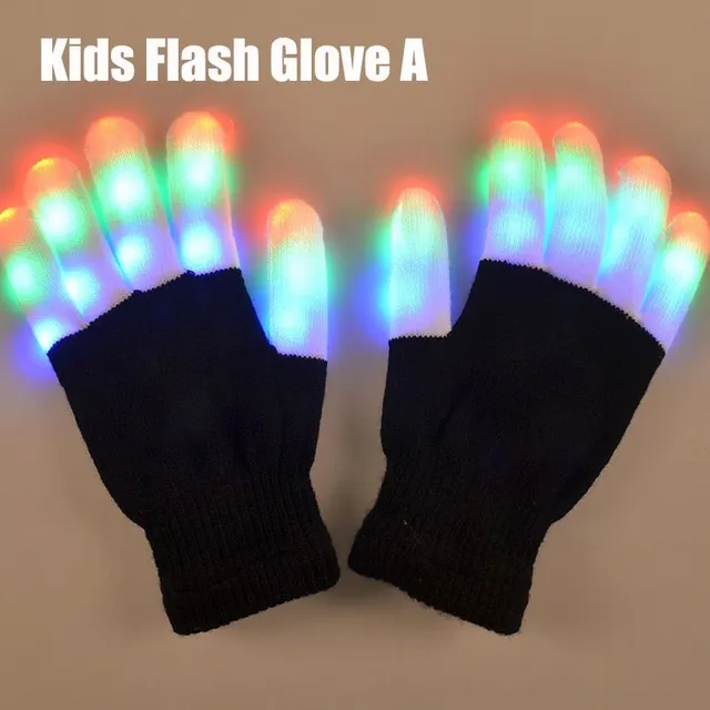 Trendy svietiace rukavice